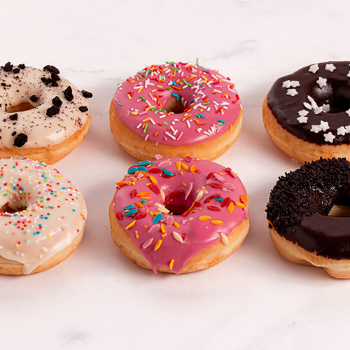 Gevarieerde Donuts (6 stuks)