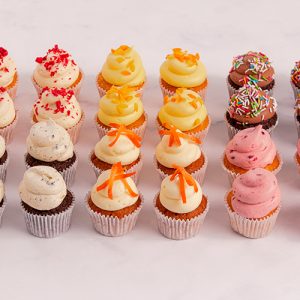 Gevarieerde Mini Cupcakes (24 stuks)